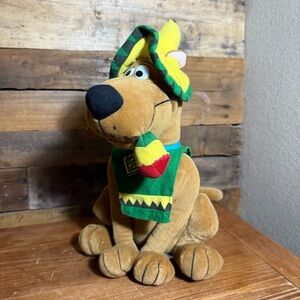 Scooby Doo Mexican Fiesta Sombrero Maraca Plush Toy Large 15”